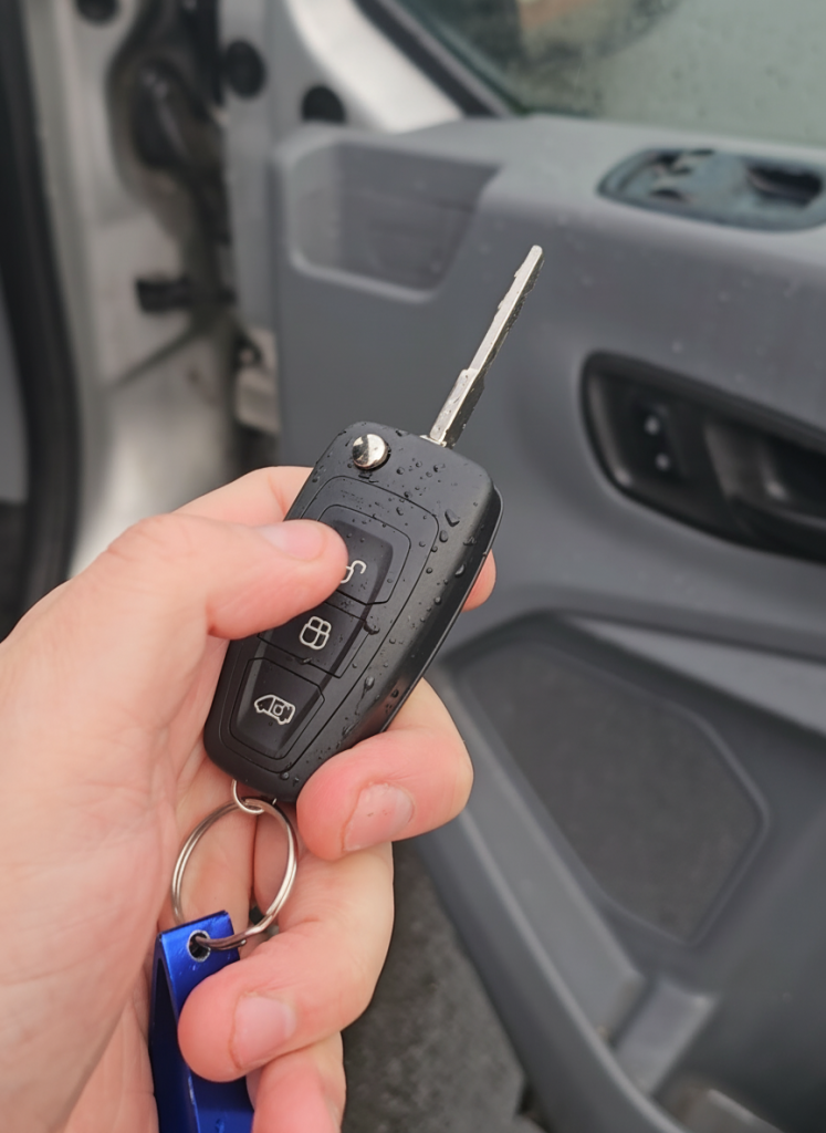Keys Locked Inside a Ford Transit in Llangollen