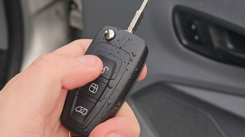 Keys Locked Inside a Ford Transit in Llangollen