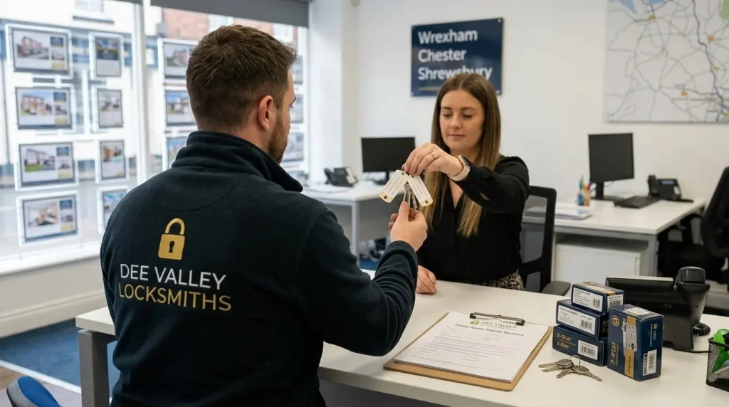 The Trusted Locksmith Partner for Estate & Letting Agents in Wrexham, Chester & Shrewsbury