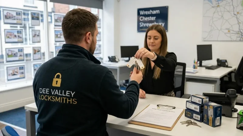 The Trusted Locksmith Partner for Estate & Letting Agents in Wrexham, Chester & Shrewsbury